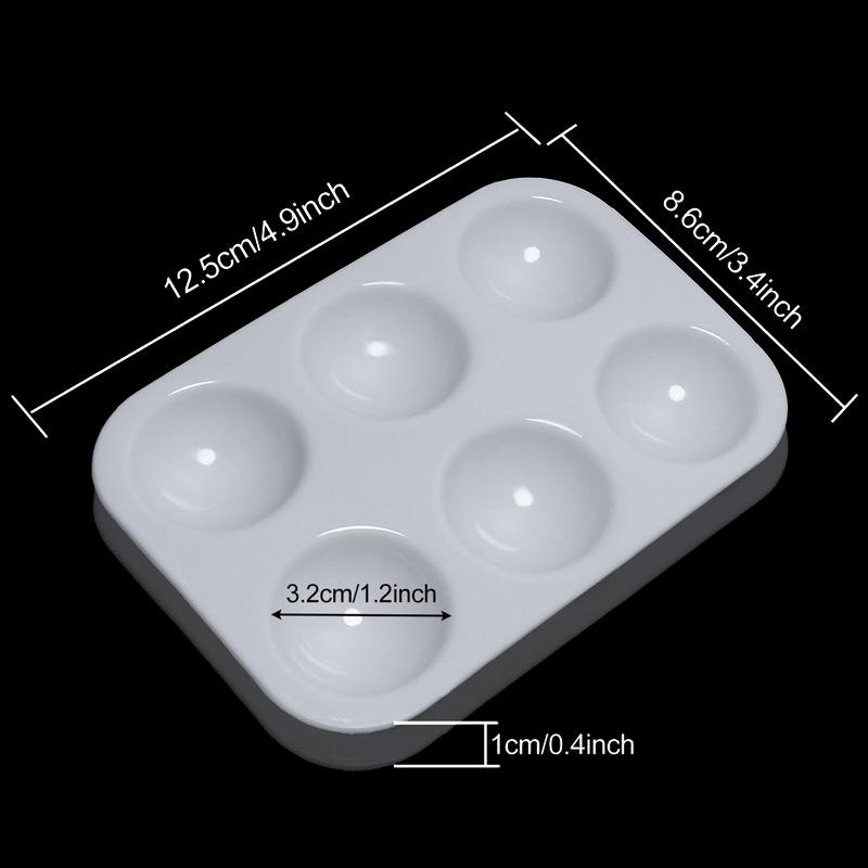 Children's Plastic Color Mixing Palette for Gouache Paints