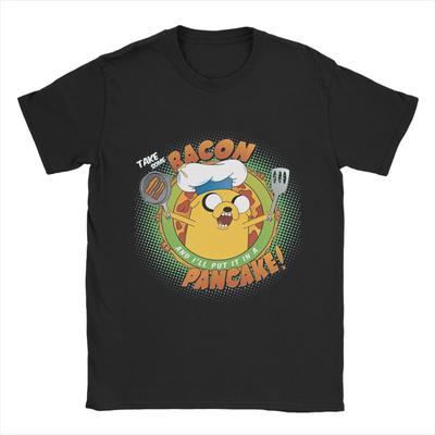 Adventure Time   T-Shirt Summer  Cotton T Shirts For Men Harajuku Print Tshirt Short Sleeve Y2K Casual Top Tees