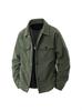 Men's Retro Corduroy Workwear Jacket: Casual American Style, Cool Lapel Top for Spring and Autumn.