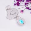 Blue Topaz Gemstone 925 Sterling Silver Pendant V8987, Blue Pendant, Oval Pendant, Valentin's Day Gift, Gift For Her, Birthday Gift, Handmade Jewelry,