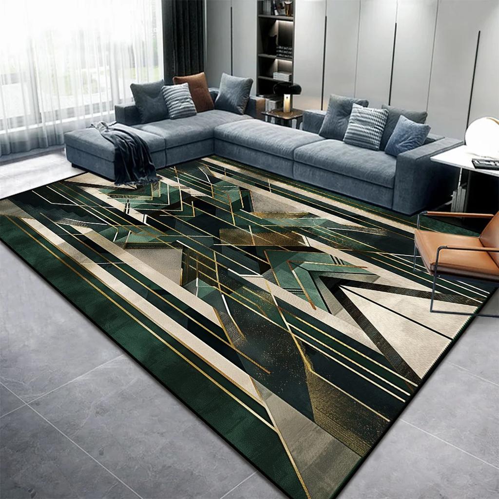 Modern Abstract Non - Slip Washable Area Rug Soft Living Room Carpet for Bedroom Lounge & Coffee Table Home Decor Floor Mat