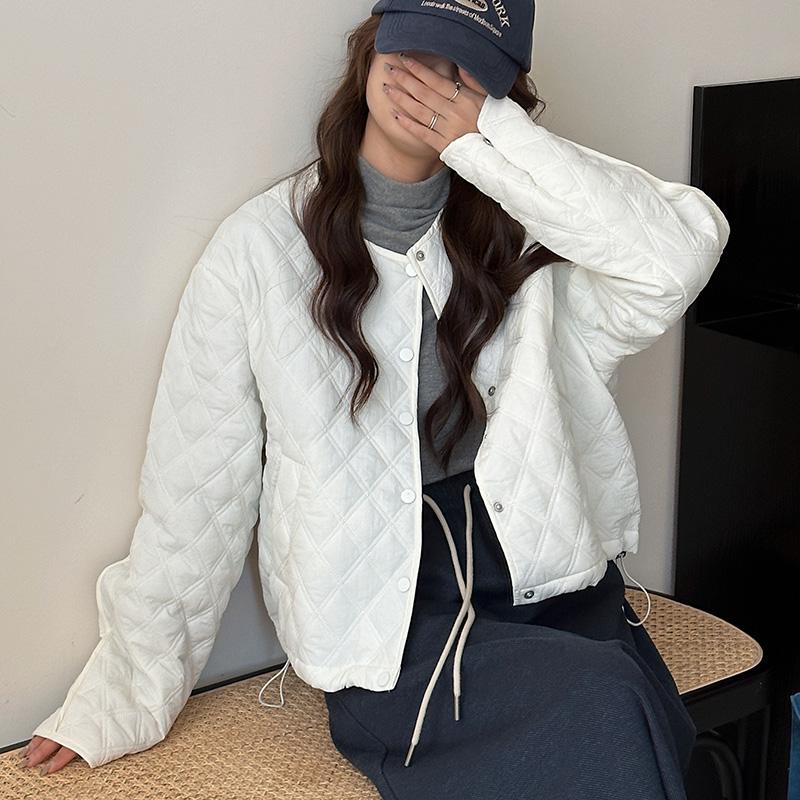 

Осенняя женская тонкая парка, куртка, модная однобортная верхняя одежда в полоску с перекрестными узорами, женская свободная верхняя одежда, пальто S бежевый