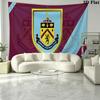 Arazzo da Parete Burnley FC Appeso Estetico alla Parete Coperta in Tessuto Stampato Arazzi Decorativi per Camera da Letto Soggiorno Decorazione per la Casa