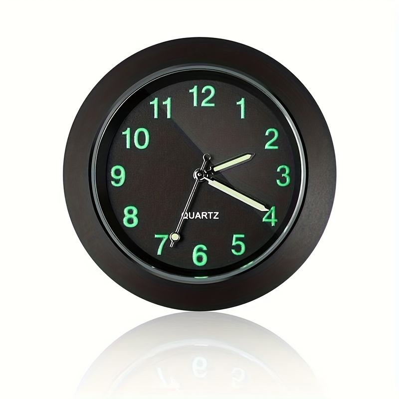 

Luminous Mini Quartz Car Clock Luminous Dashboard Decoration Stylish and Precise чёрный