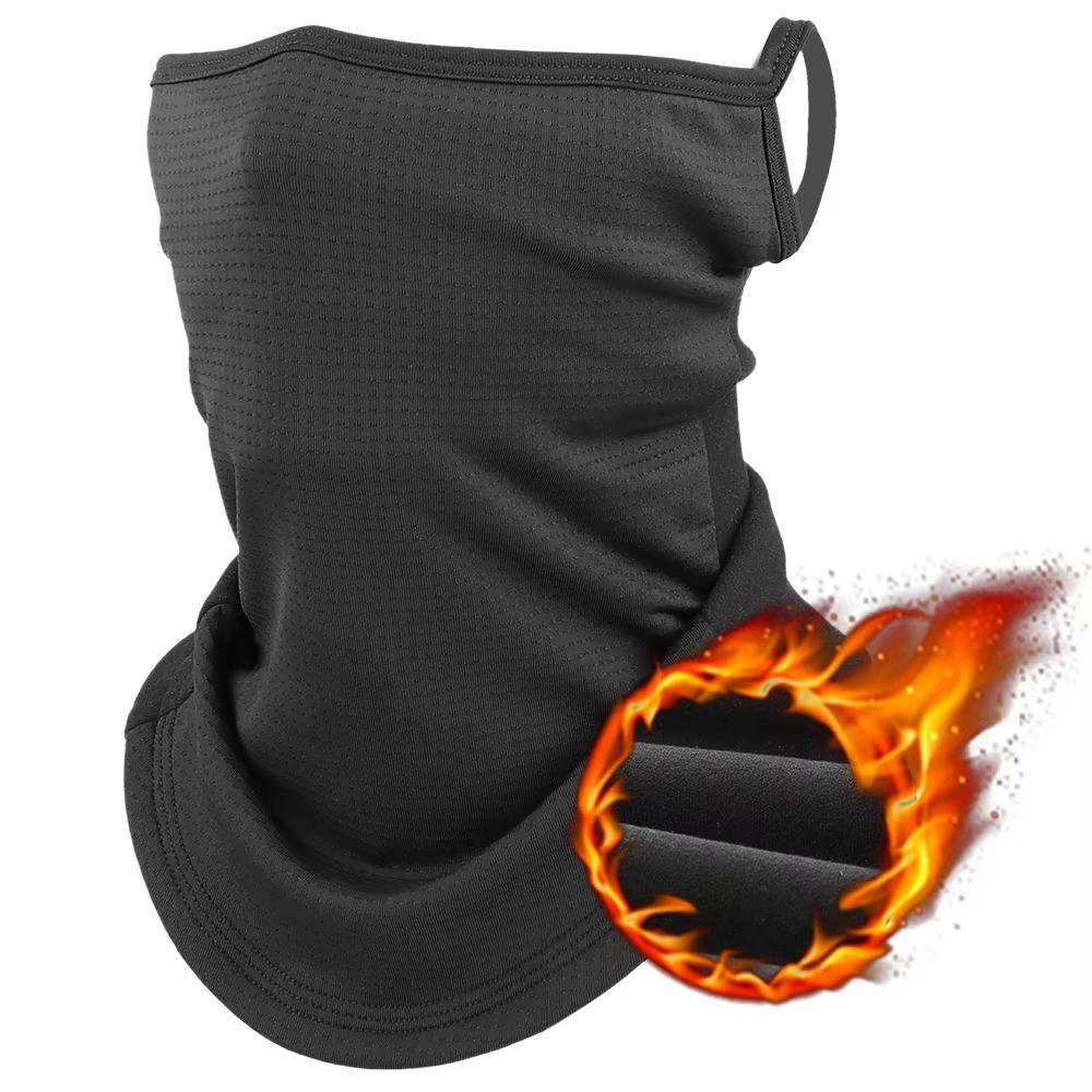 

Зимняя теплая бандана, полумаска для лица, с прорезями для ушей, гетра для шеи, шарф-труба, ветрозащитный, для лыж, рыбалки, шейный платок, повязка на голову, мужской, женский