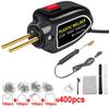 Plastic Welder 100W Heat Gun 400pcs Hot Staplers Plastic Welding Machine Bumper Soldering Iron Staples Car Repair Tools Kit