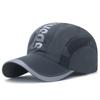 Adjustable Quick Dry Baseball Cap Letter Peaked Cap Casual Sports Hat  Hiking
