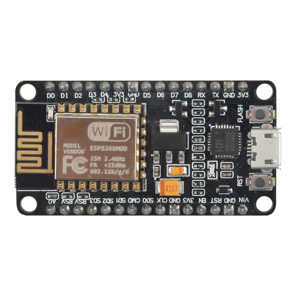 Nodemcu Lua V2.1 ESP8266 ESP-12F WIFI Development Board Micro USB- CH9102X Blackboard with FLASH Button And RST Button