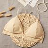French Style Bralette Seamless Deep V Lace Shoulder Strap Beauty Back Girl Lady Bra  Thin Underwear Sexy Lingerie Soft Bras