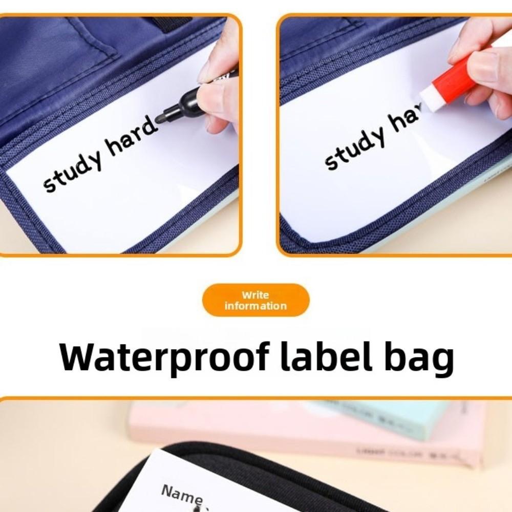 Canvas Pencil Cases Large Capacity Stationery Storage Pouch Students Pen Bag School Supplies
