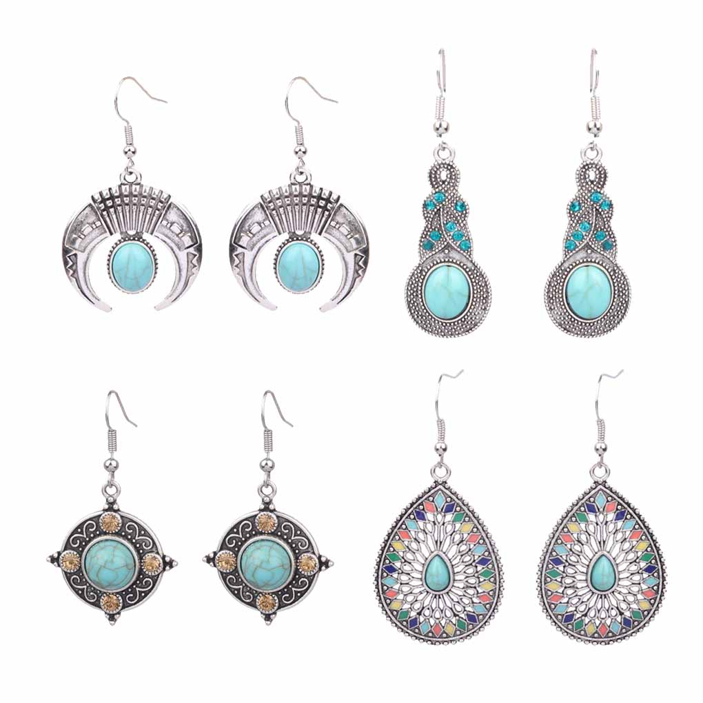 2 Stück Damen Ohrringe Piercing Eardrop Zinklegierung Mode Trendy Dame Ohrhänger Urlaub Reise Freizeit Schmuck