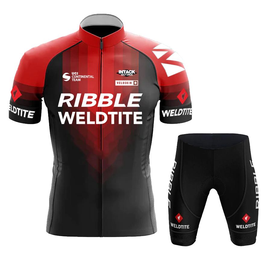 Cycling Jersey 2026 Team RIBBLE Men Cycling Set Racing Bicycle Clothing Suit Breathable Mountain Bike Clothes Sportwears