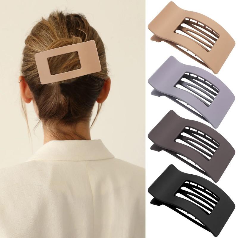 1 Simple Square Grip ClipSuitable All Seasonssuitable Daily Stylinghair Carefirm Gripdurable Materialsuitable Various Hairstyles