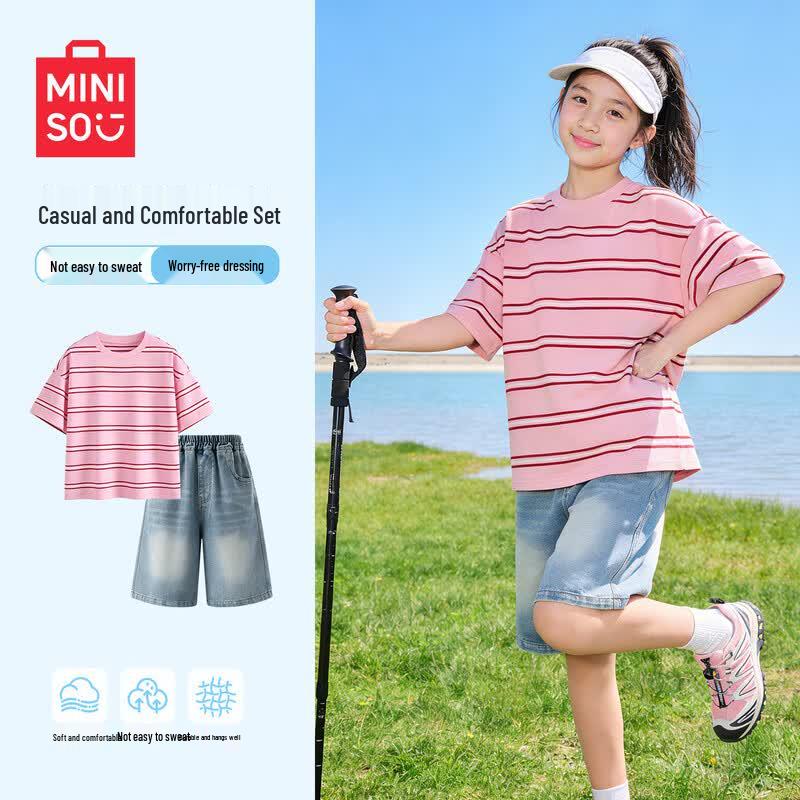 Детский летний комплект из двух предметов MINISO 2026 160