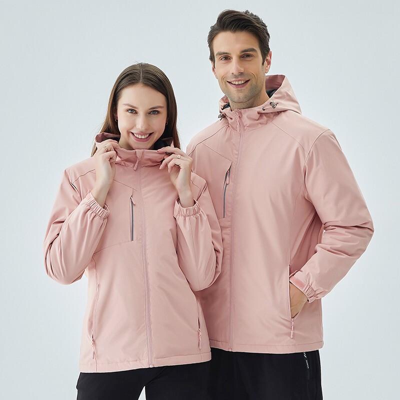 YILITON Unisex Winter Fleece-Lined Softshell Jacket M