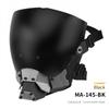 Sci‑Fi Techwear Mechanical Half‑Helmet Mask, Futuristic Cosplay Role‑Play Face Cover For Outdoor Dress‑up Prop