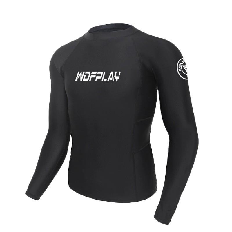 Mens Full Coverage UV Protection Rash Guard Set Long Sleeve Top Pants Snorkeling Diving Surfing