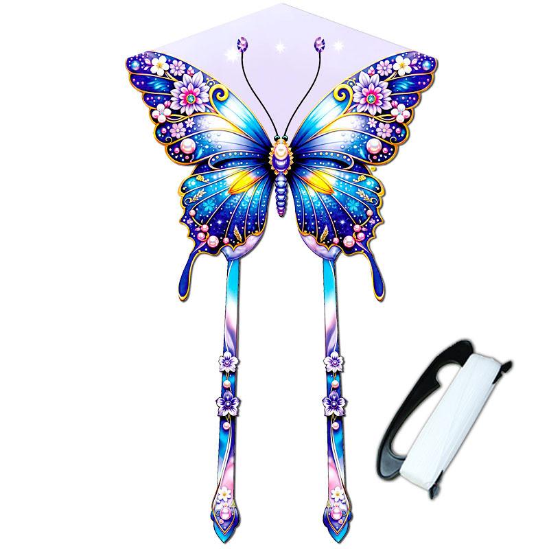 Butterfly Kite With Glassfiber Frame For Children Outdoor Flying Kids Gift