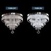 Lampadario a soffitto moderno a LED in cristallo K9, bianco caldo, per Hotel, Ristorante, Soggiorno, Villa, Decorazione lunga a montaggio superficiale per la casa