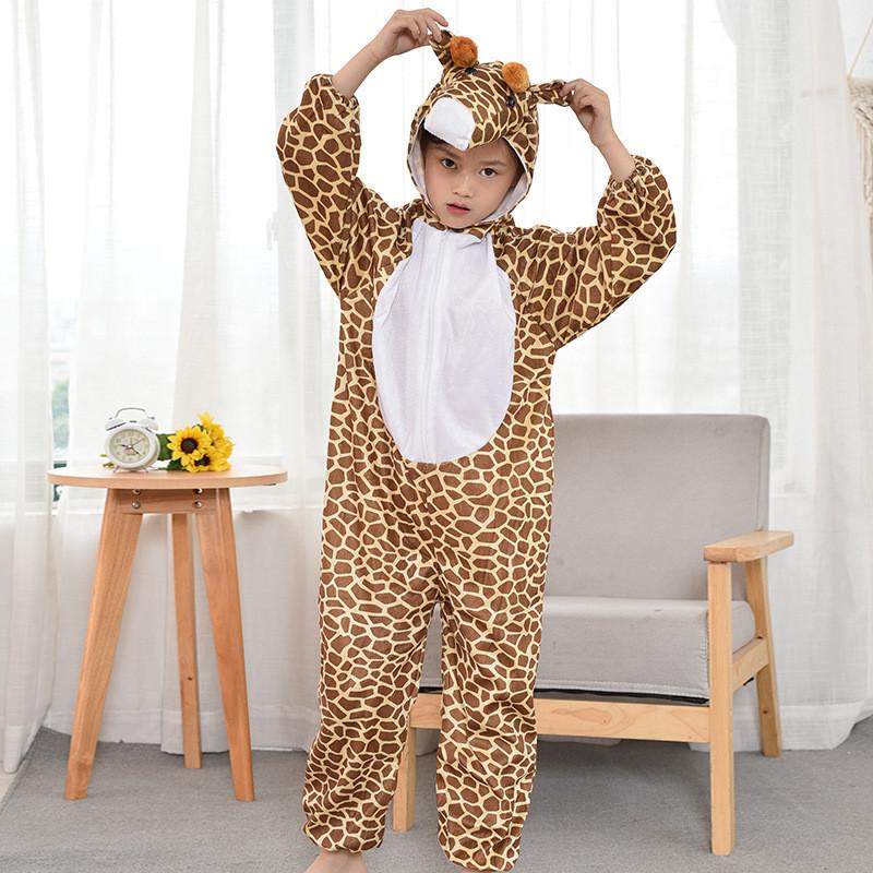 Children's Animal Onesie Performance Tiger Lion Dress-up Doll Stage Costume
