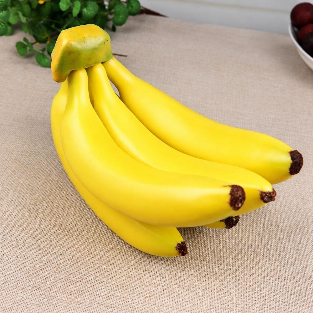 Plastic Foam Fake Fruit Prop Life Size Decorative Fruit Display Banana Food Model Fruit Shop Decor