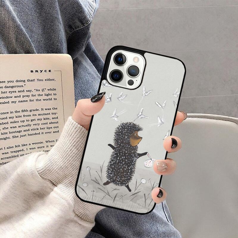 Hedgehog in the Fog Phone Case For iPhone 17 Air 16 15 14 plus 11 12 13 Pro Max coque Cover Shell