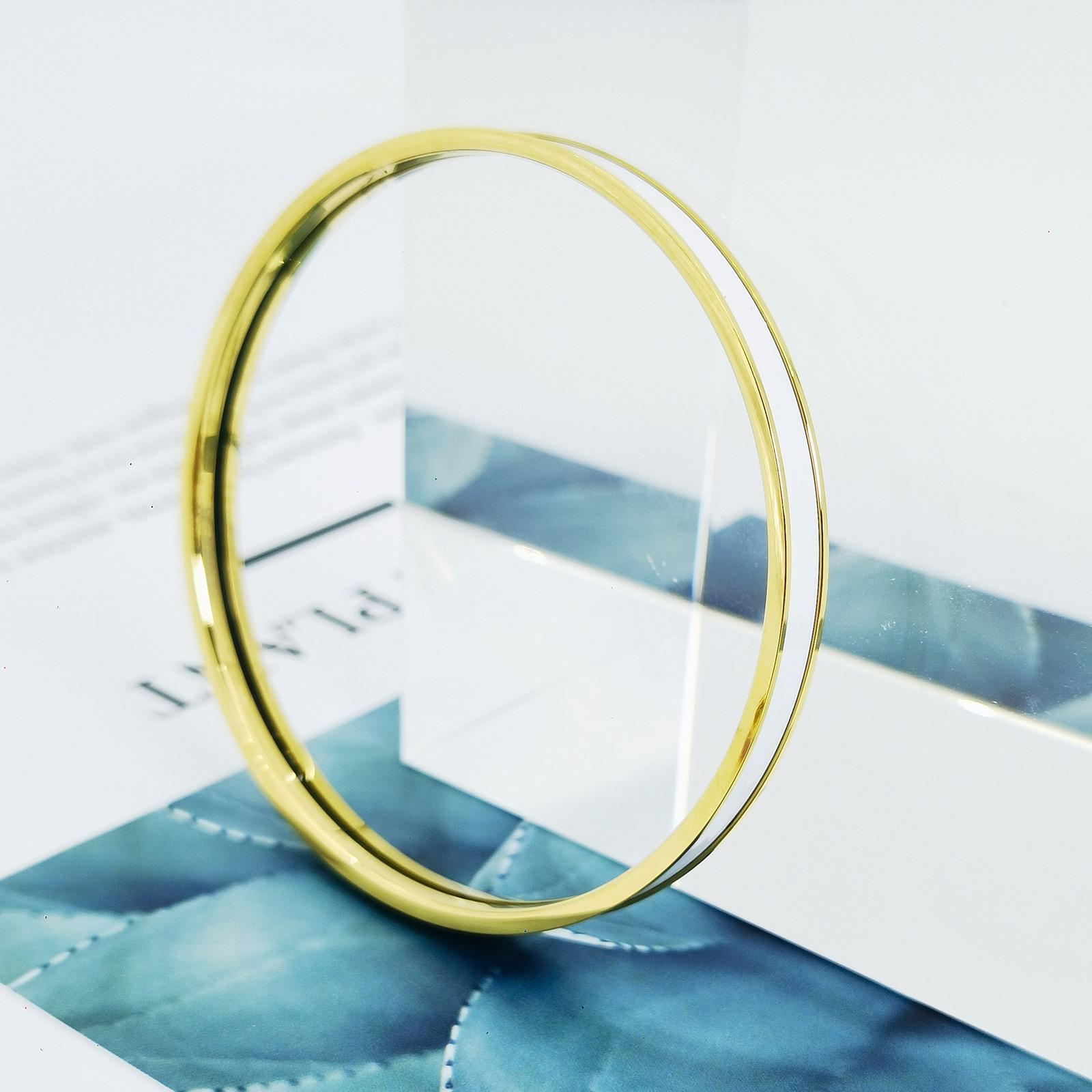 2026 Round Closed Color Solid Ring Bracelet Bracelet Bracelet Color Bracelet Fashion Trend Jewelry Gift no. 19
