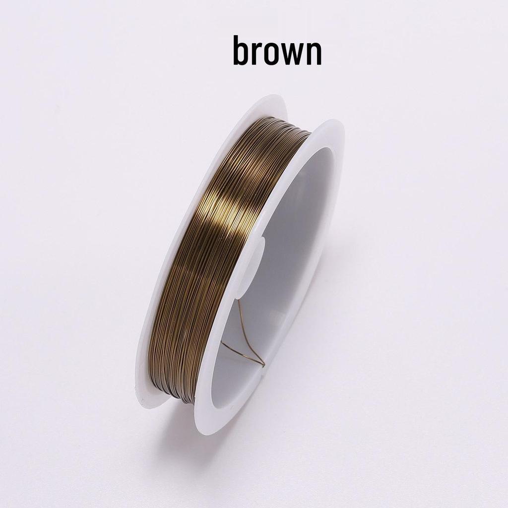 0.3-0.4mm Colored Copper Wire for Beading, DIY Jewelry, and Crafting