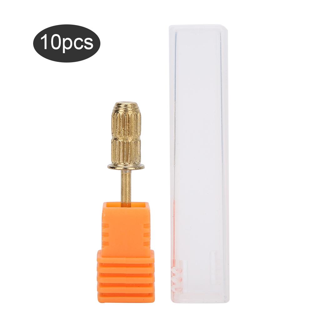 

10pcs 2.35mm Nail Sanding Band Mandrel Electric Drill Manicure Machine AccessoryGold