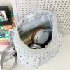 Schoolbag Bow Polka Dot Strap Backpack Female College Style College Student Commuter School Bag Niche Leisure Travel Small Backpack