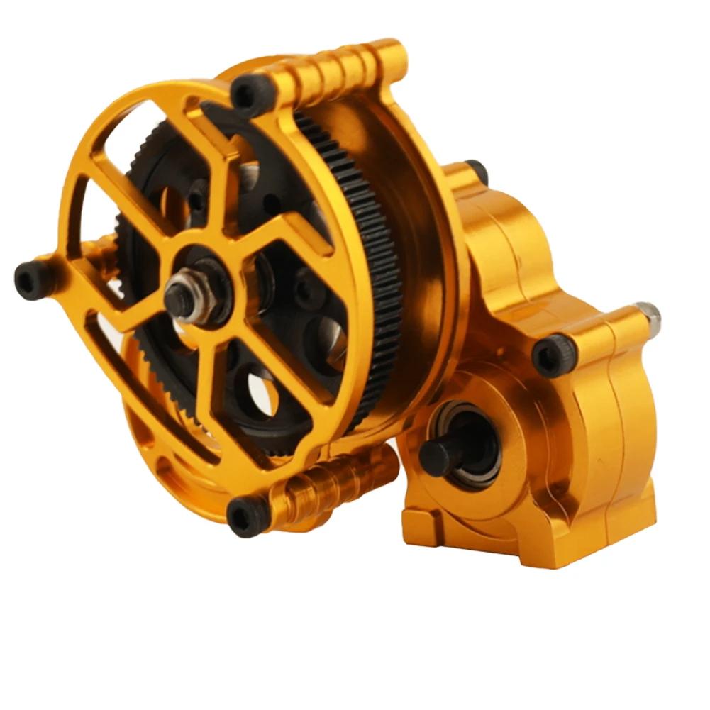 1/10 RC Car Metal Transmission Gearbox Assembly Tranny With Straight Gear for RC Crawler Car Axial SCX10 D90 Upgrade Parts