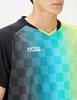 VICTAS VERTICAL GRADATION GS Game Shirt (612101), Black/Lime Green (1042), Size S