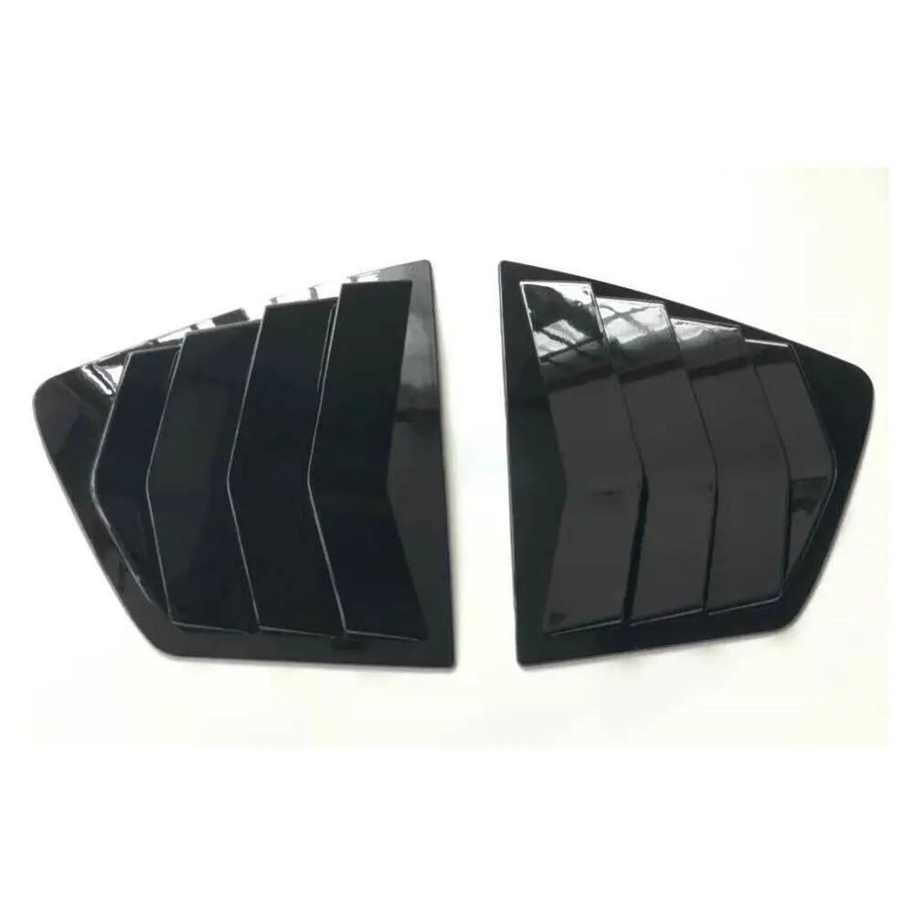 PAIR For Honda Accord 8th Sedan 2008-2013 Car Rear Window Quarter Louver Cover Side Vent Shutter Trim Scoop ABS Accessories