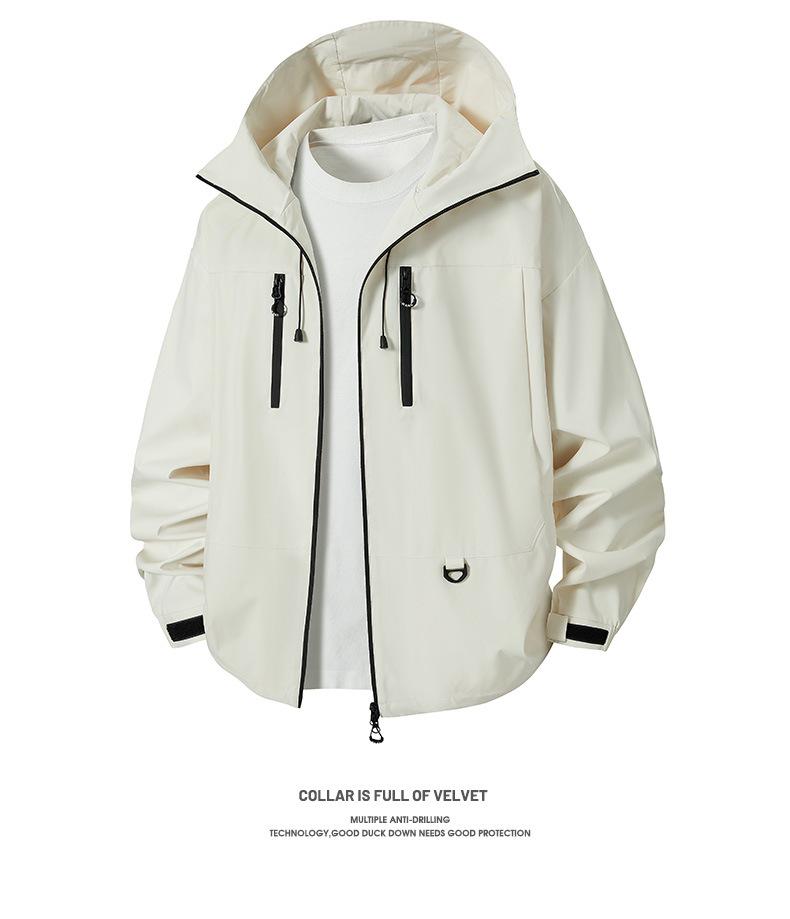 2025 High-Quality Unisex Loose Sporty Windbreaker: Spring Casual Youth Style Jacket
