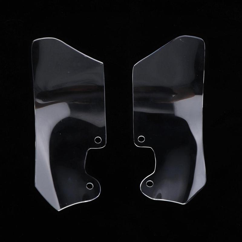 Motorcycle Windsheild Wind Deflectors Scratch Resistant Set for