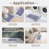 3PCS Anti-Slip Bath Mat Set, Super Absorbent Quick Dry Rug for Bathroom Floor, U-Shaped Toilet Mat, Kitchen & Living Room Carpet