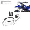 Gaszug, Gasgriffkabel Bremshebel Zündschalter ABS & PVC Set Passend für YZinger 50/Peewee PW50