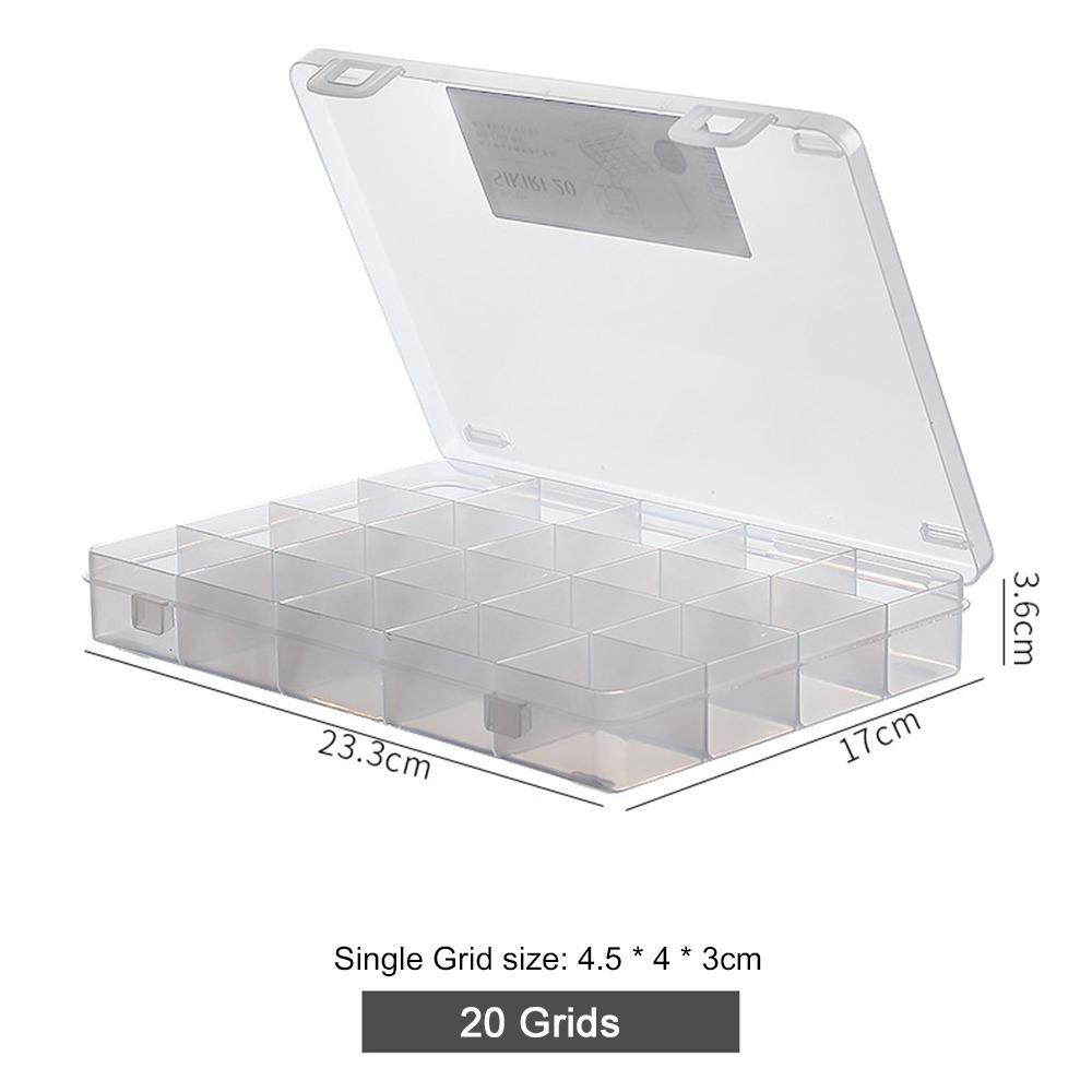Large Capacity Jewelry Storage Box Clear Earrings Storage Containers Organizer Box Craft Jewelry