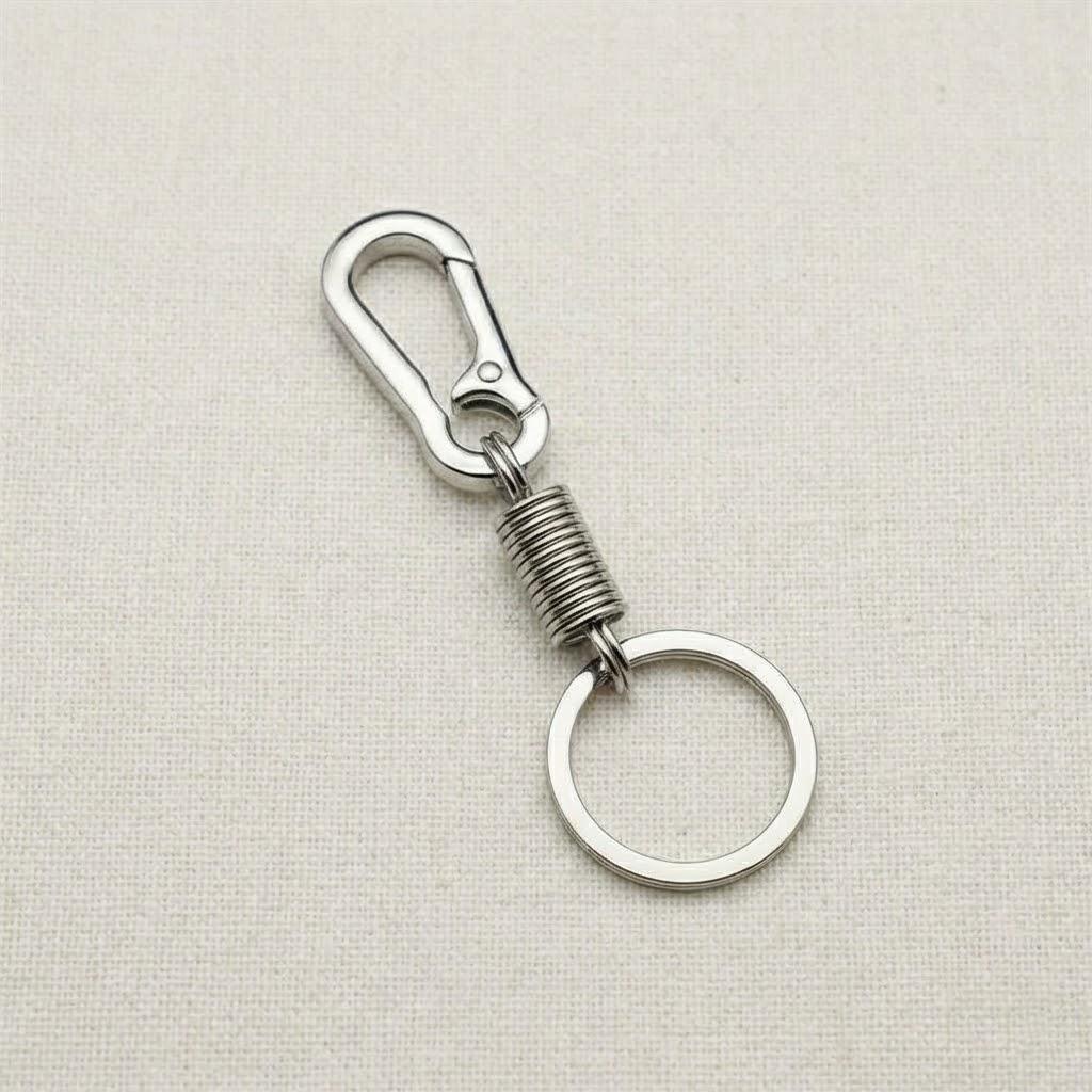 

Car Keychain Metal Simple Key Ring Pendant Gift Accessories Automotive Interior Decorative Item срібний
