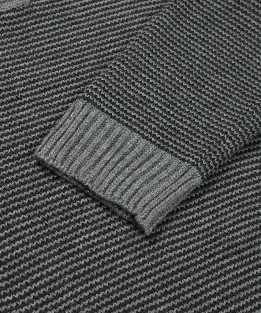 MMLG Breezy Henley Neck Knit (Charcoal)