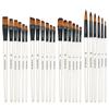 6 Pcs Draw Paint Brushes Set Kit Artist Paintbrush Round with Nylon Hair for Artist Acrylic Aquarelle Watercolor Face Painting