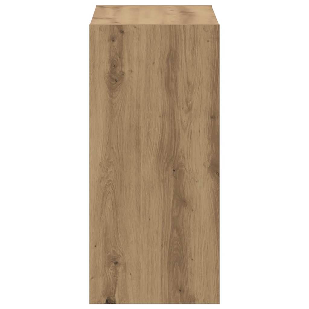 Vom Boden bis zur Decke reichende niedrige Schränke, Bücherregale, dekorative Aufbewahrungsschränke, dekorative Vitrinen, Holz 68,5x32x68,5 cm