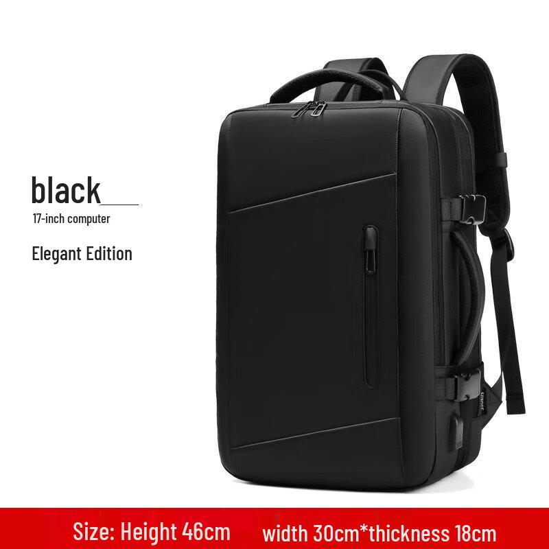 Li Shen Men s Business Travel Laptop Backpack 18-inch