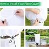 Plant Cover Winter Warm Cover Tree Shrub Plant Protecting Bag Frost Protection For Yard Garden Plants Small Tree Against Cold