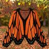 Creative Butterfly-Pattern Knit Cardigan – Color-Block Loose -Sleeve Jacket for /Winter (Children's )