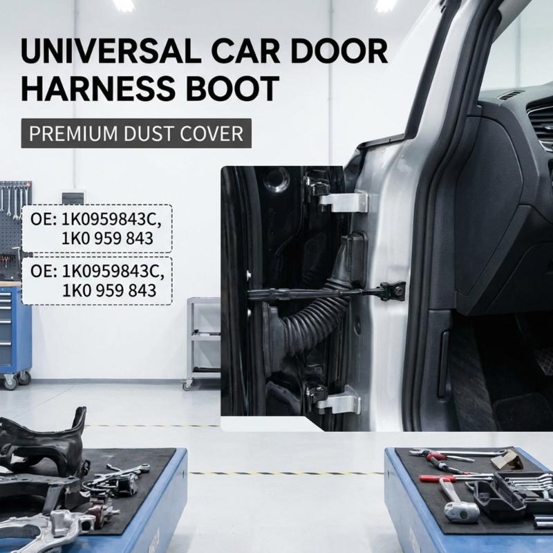 Long Lasting Heavy Duty ABS Door Threading Sheathing Wire Harness Dust Cover Protector For Sagitar 1K0959843C Model