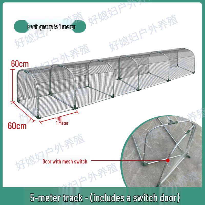 Reinforced Poultry & Rabbit Coop: Rodent & Weasel-Proof, Excellent Droppings Leakage, Thickened Bottom