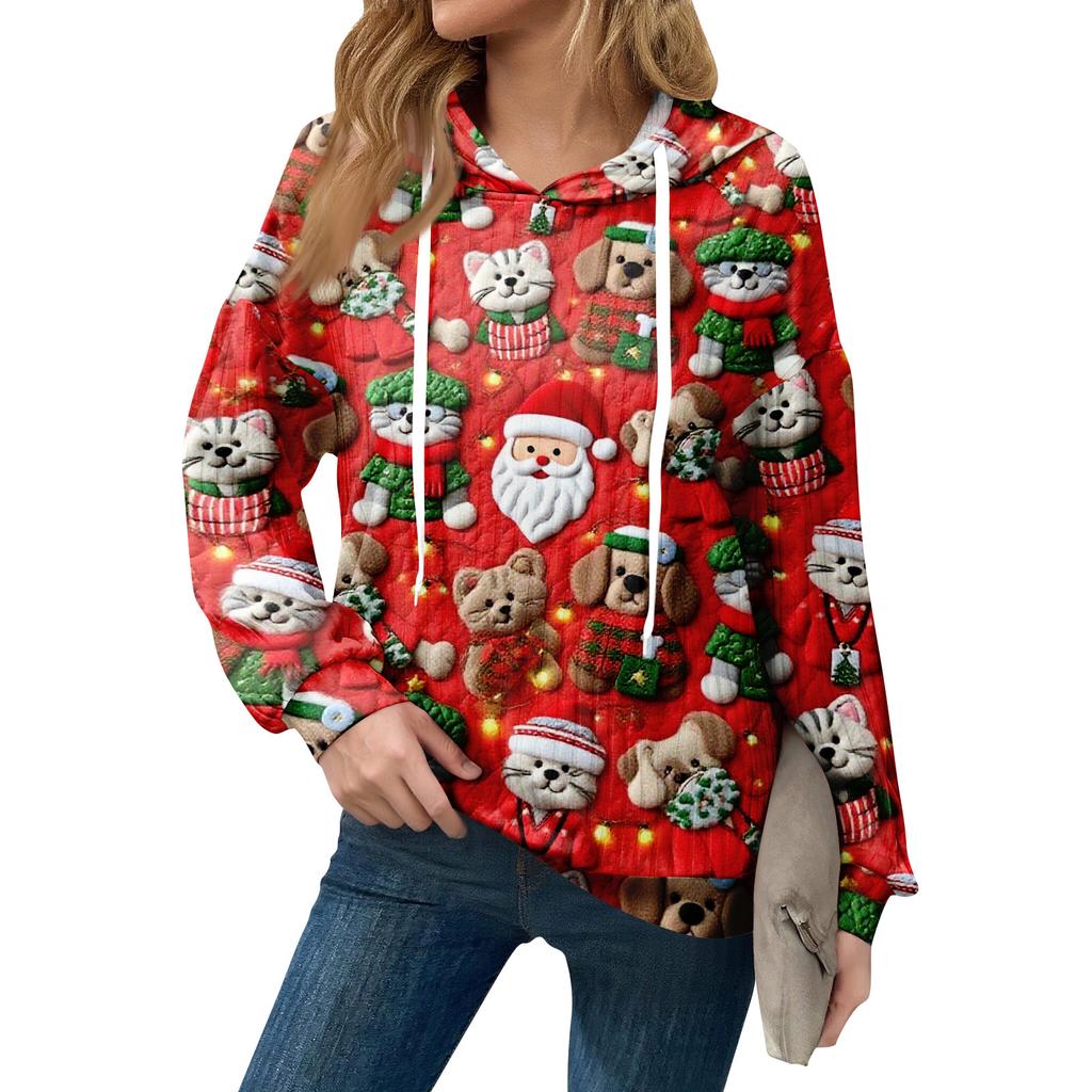 Hoodies For Women Oversized Winter Cute Sweatshirts Pullover Trendy Fall Clothes