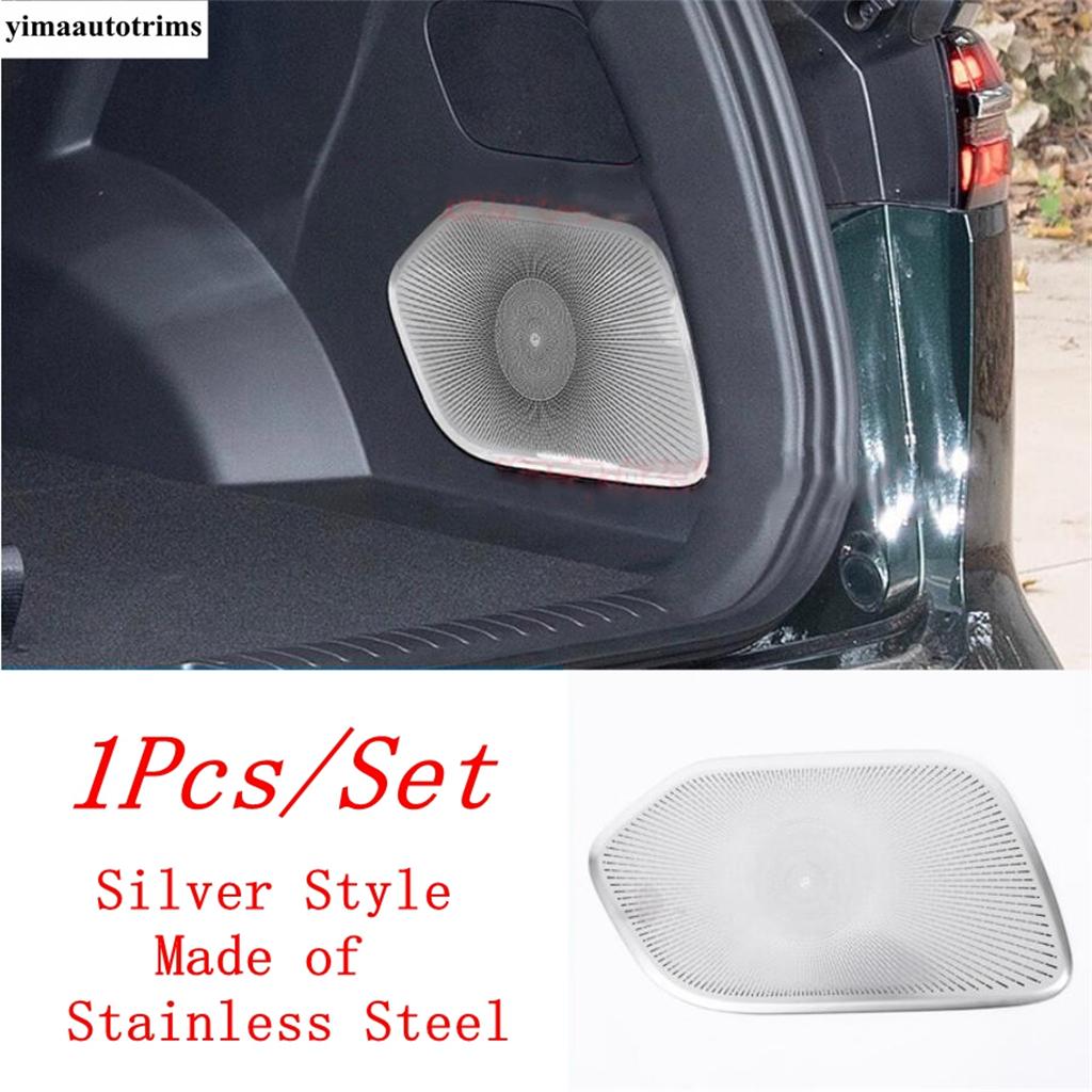 

Car Rear Trunk Speaker Audio Sound Stereo Frame Cover Trim Accessories For Geely Monjaro Kx11 Manjaro Xingyue L 2024 2025 Silver Style