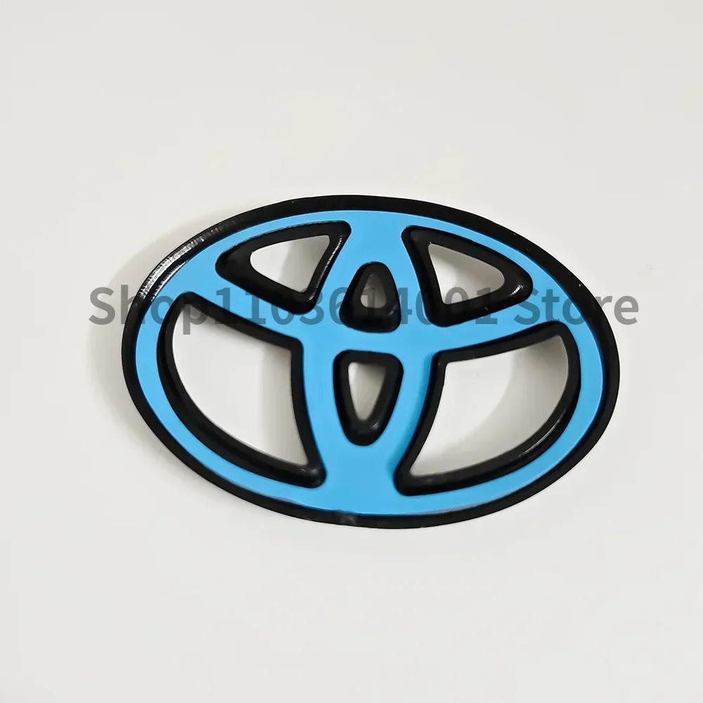 Free of Disassembly Steering Wheel Logo Car Emblem Stickers for Toyota RAV4 Corolla Camry Yaris Vios Hilux Prius CHR Accessories